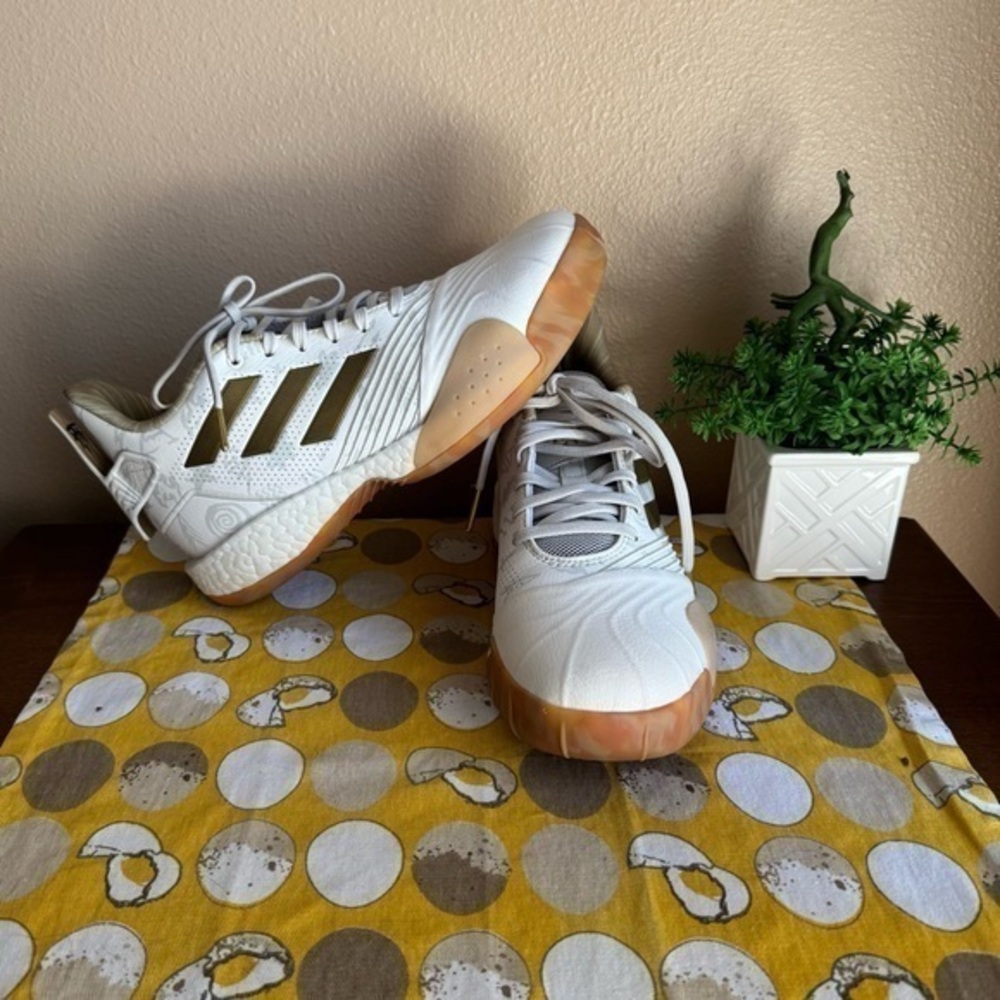 Adidas T-Mac Millennium White Gold sneakers size US 7
